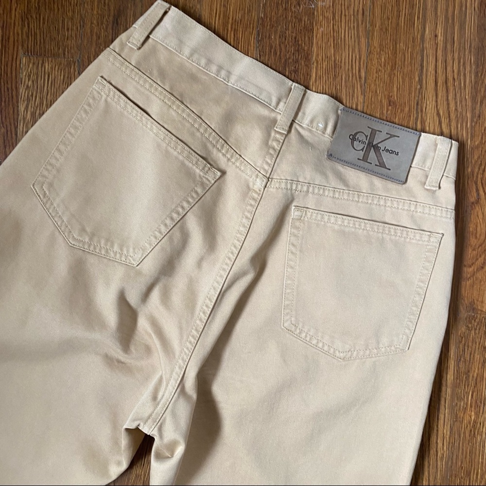 Calvin Klein Vintage High Rise Straight 5 Pocket Jeans - Picture 6 of 9